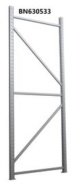 Super Wide Steel Freestanding Shelving Unit , 36 * 96 Inch Pallet Rack Upright Frame