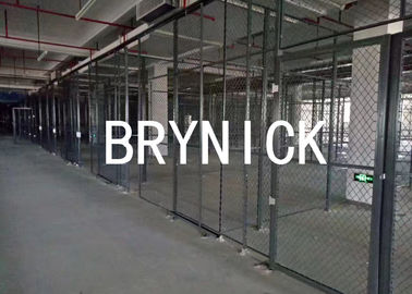 China Independent 4 Sides Wire Mesh Security Partitions For Warehouse 20’ *15’ *8’ factory