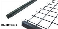 Powder Coated Pallet Rack Back Guard With U Shape Profile Durable Construction supplier