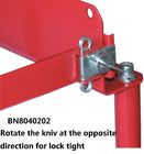 Red In Line Gas Cylinders Caddy Full Steel Structure 39 *16 *39 Inch supplier