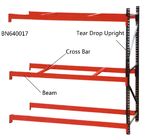 Step Beam Style Teardrop Pallet Rack Shelving 2000 Lbs – 7000 Lbs Capacities supplier