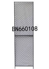 8’ High X 1’ Wide Steel Mesh Partitioning Woven Wire Mesh Panels Gray Color Finished supplier
