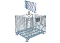 Assembled Collapsible Wire Containers Indoor Use 29 Inch Long 35 Inch High supplier