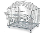 BN6150107 Industrial Wire Containers , Folding Wire Mesh Container 32 X 24 Inch supplier