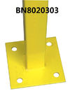 6 Feet Height Inline Heavy Duty Metal Posts With 6 X 6 Inch Mounting Base Plate supplier