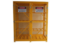 8 Shelves Compressed Gas Cylinder Storage Cabinets With 2 Warning Label 72 Inch supplier