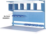 Bin Panel Industrial Work Benches Hold Plastic Bins 60&quot; P/C Finish supplier