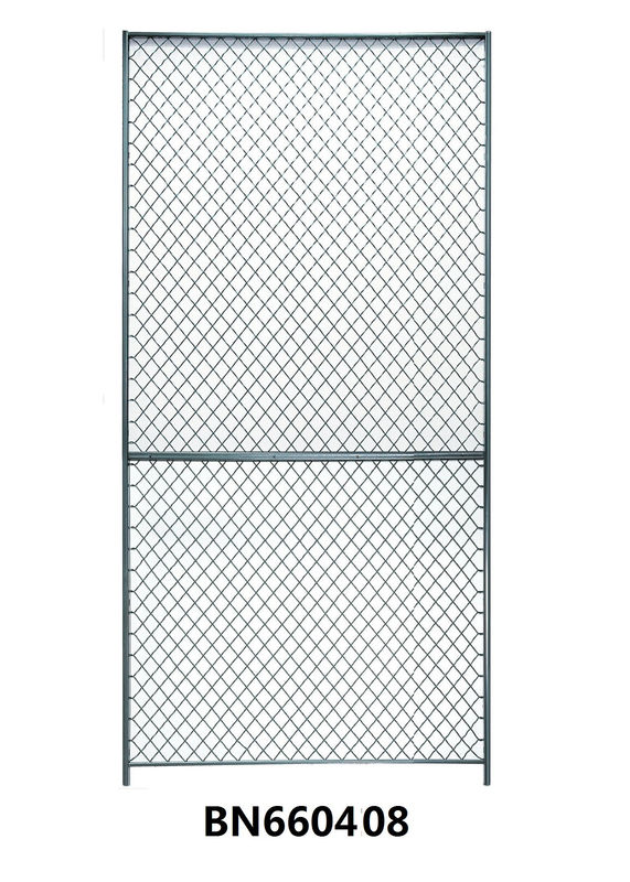 Industrial 8x4 Wire Mesh Partition Panels Powder Coated Assembled supplier