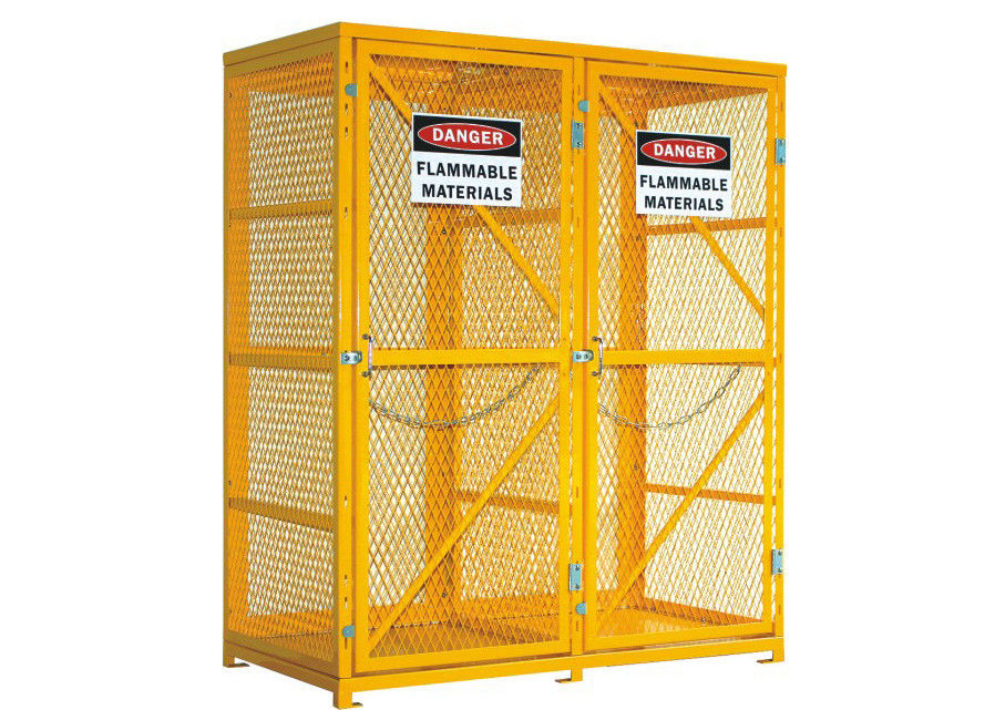 72 Mesh Lpg Cylinder Storage Cabinet 65 Tall Safety Cages For Gas Bottles