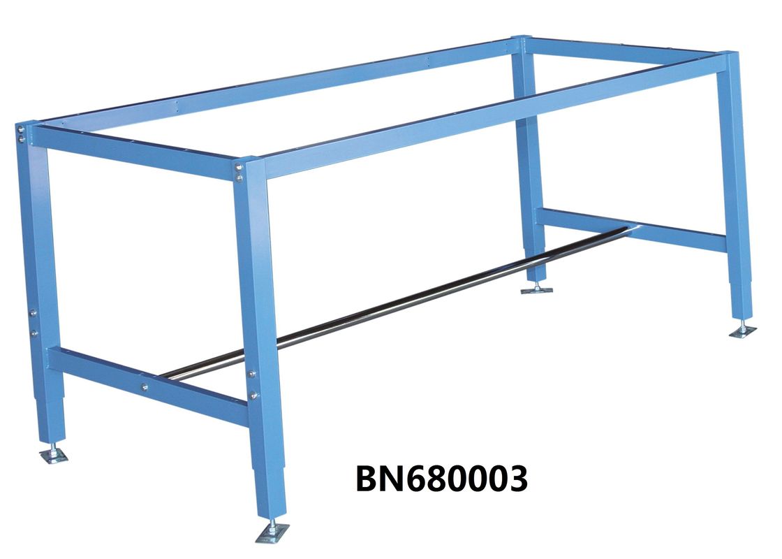 Blue Color Industrial Work Benches 60&quot; Overall Width Powder Coated supplier