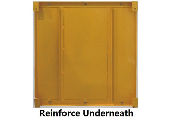 6 Feet Two Door Outdoor Propane Storage Cage , Gas Cylinder Storage Box Anticorrosive