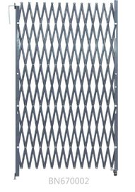 China Riveted Expandable Metal Security Gate , Folding Scissor Gates With Bracket 5.5’ Open factory