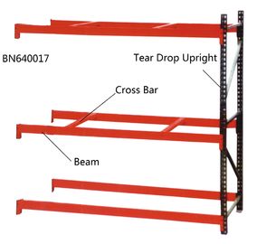 China Step Beam Style Teardrop Pallet Rack Shelving 2000 Lbs – 7000 Lbs Capacities factory