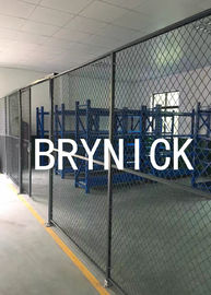 China High Ventilated  Wire Mesh Security Rooms , Indoor Security Cage Storage Locker factory