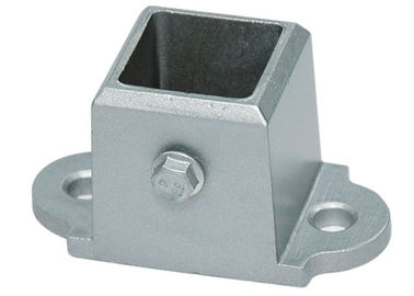 Aluminum Floor Fence Post Sockets For Security Mesh Partitions Abrasion Resistance