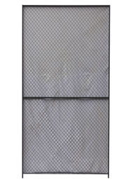 China Security Woven Wire Mesh Partition Panels 10 Gauge Clinched 8 Feet High 5 Feet Width factory
