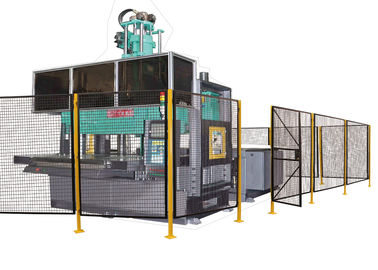 Powder Coated Wire Mesh Machine Guarding With 1 ½ X 1 ½ Inch Wire Mesh Grid