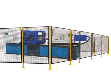 China Modular Machine Guarding Panels , Steel Welded Wire Mesh Panel 5’ Wide X 7’ High factory