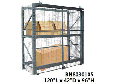 China Durable Teardrop Pallet Rack Security Enclosure Pallet Storage Cage OSHA Standard factory