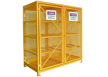 China Double Door 65 Inch 16 Cylinder Storage Cabinet Wire Cage Storage Lockers Horizontally factory