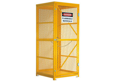 China Security Fall Prevent Gas Bottle Storage Box , Lockable Gas Bottle Safety Cages factory