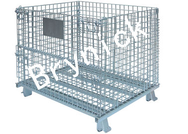 China 40x32x33 Inch Collapsible Metal Storage Containers , Industrial Collapsible Containers factory