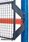 Assembled Pallet Rack Back Guard , Square Tube Framed Wire Mesh Panels supplier