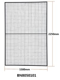 Assembled Pallet Rack Back Guard , Square Tube Framed Wire Mesh Panels supplier