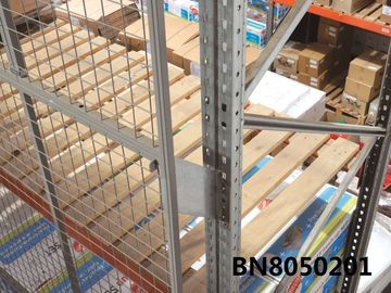 Full Welded Pallet Rack Back Guard With Predrilled Holes Anti - Collapse supplier