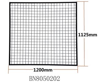 Dropping Preventing Pallet Rack Back Guard 1125mm *1200mm High Connectable supplier