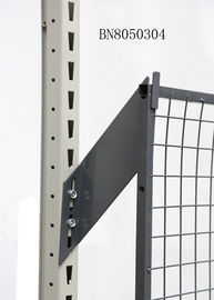 11 Gauge Heavy Duty Steel Brackets To Offset Guard 200mm Pallet Rack Frame supplier