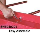 Narrow Type Compressed Gas Cylinder Storage Racks With Chain Divider / Lockable Pin supplier