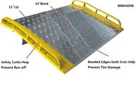 Heavy Duty  Dock Plates , Aluminum Dock Board With Steel Curb 15000 Lbs Capacity supplier