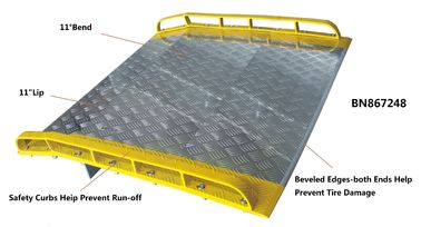 Whole Steel Dock Board And Steel Curbs 6 Feet Long 4 Feet Wide 10000 Lbs Capacity supplier