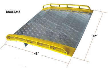 Whole Steel Dock Board And Steel Curbs 6 Feet Long 4 Feet Wide 10000 Lbs Capacity supplier