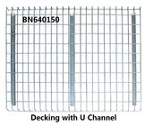 High Visible Teardrop Pallet Rack Wire Decking 3 Channels Pallet Racking Accessories supplier