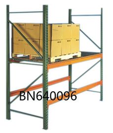3” X 3” Section Teardrop Pallet Racking Upright Frame 4" X 4 1/4" Footplates supplier