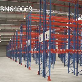 Commercial 96 *42 Inch Teardrop Pallet Rack Uprights Full Welded Anticorrosive supplier