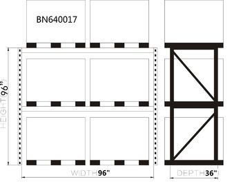 Step Beam Style Teardrop Pallet Rack Shelving 2000 Lbs – 7000 Lbs Capacities supplier