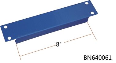 Unassembled Warehouse Shelving Racks Pallet Rack Row Spacers 14 GA 8 Inch Long supplier