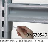 Free Standing Heavy Duty Steel Storage Racks 96 Inch Long Z Beam Pairs High Strength supplier