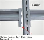Commercial Heavy Duty Steel Storage Racks Bolt Connect Upright Frame 4 * 10 Feet supplier