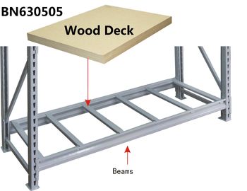 Powder Coated Heavy Duty Steel Storage Racks Steel Upright 18” Deep X 72” High supplier