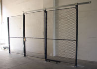 10 GA Steel Wire Mesh Security Partitions 3 Sided 20*10’ *8’ Without Roof supplier