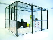Heavy Duty Two Sides Industrial Storage Cage , Wire Mesh Storage Lockers Full Height supplier