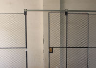 Heavy Duty Two Sides Industrial Storage Cage , Wire Mesh Storage Lockers Full Height supplier