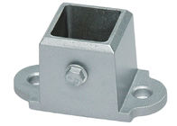 Aluminum Floor Fence Post Sockets For Security Mesh Partitions Abrasion Resistance supplier