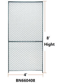 Industrial 8x4 Wire Mesh Partition Panels Powder Coated Assembled supplier