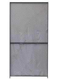 Security Woven Wire Mesh Partition Panels 10 Gauge Clinched 8 Feet High 5 Feet Width supplier