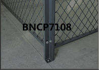 C Shape 8 Feet Heavy Duty Steel Posts For Woven Wire Mesh Partitions Anticorrosive supplier